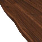 vidaXL Obdĺžnikový stôl 90 x 90 x 3,5 cm Štvorcový Tmavohnedá – Obrázok 6