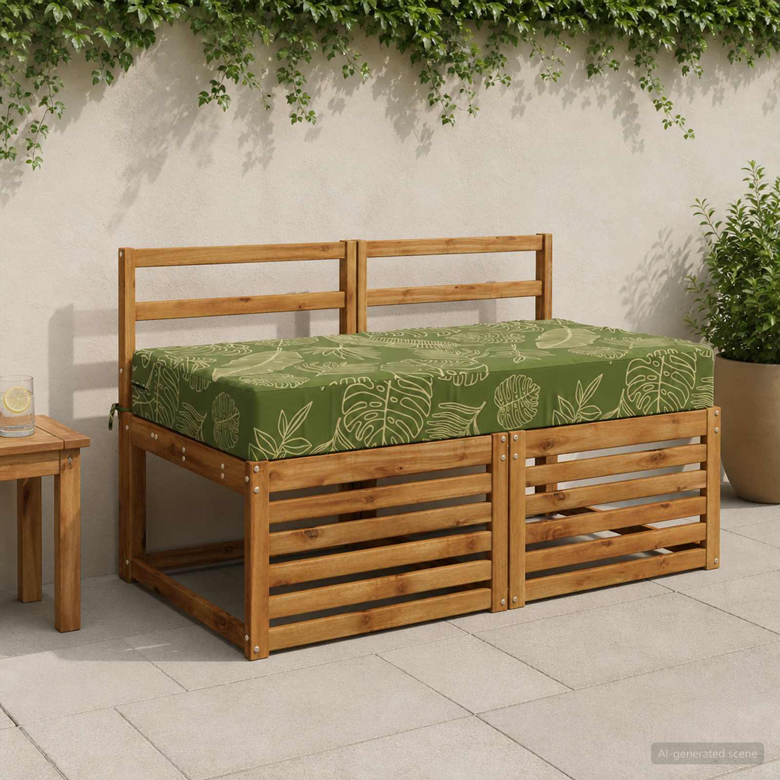 944317_1.jpg vidaXL Podložka na sedadlo SOEST 100% polyester Dizajn s listom – Obrázok 1