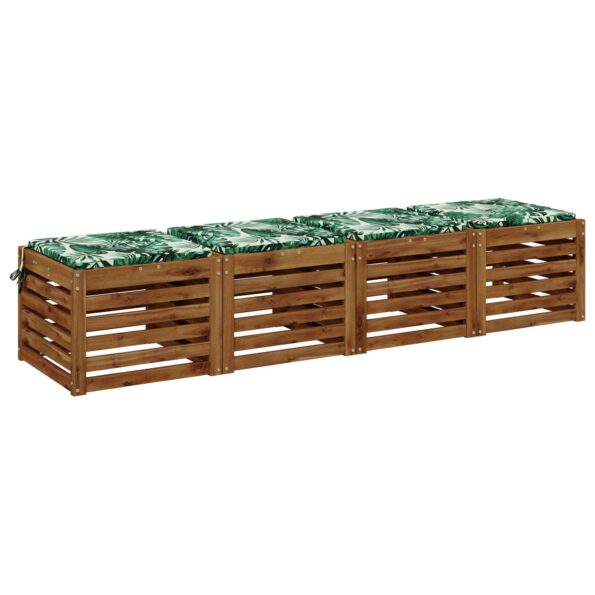 vidaXL 4-dielne sedacie vankúše SOEST 4 ks 100% polyester – Obrázok 3