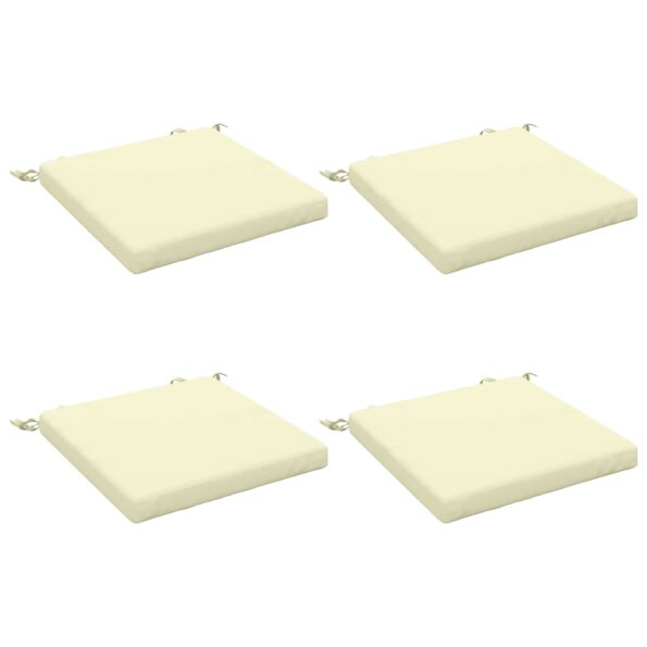 vidaXL 4-dielne sedacie vankúše SOEST 4 ks 100% polyester Krémová – Obrázok 2