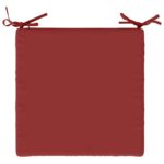 vidaXL 4-dielne sedacie vankúše SOEST 4 ks 100% polyester Víno červené – Obrázok 6