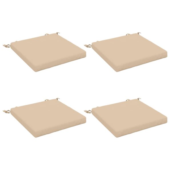 vidaXL 4-dielne sedacie vankúše SOEST 4 ks 100% polyester Krémová – Obrázok 2