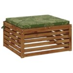 vidaXL 1-dielny sedací vankúš SOEST 100% polyester Design s listami – Obrázok 3