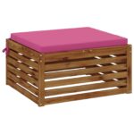 vidaXL 1-dielny sedací vankúš SOEST 100% polyester Ružová – Obrázok 3
