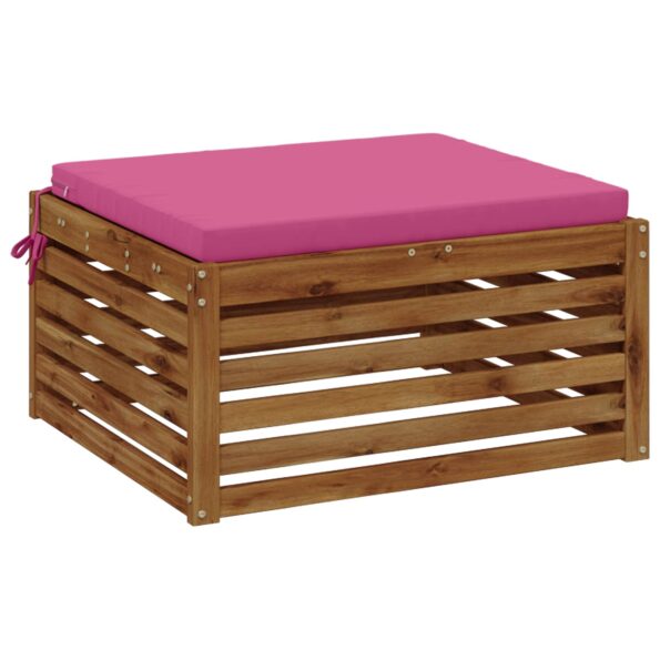 vidaXL 1-dielny sedací vankúš SOEST 100% polyester Ružová – Obrázok 3