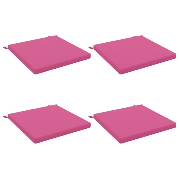 vidaXL 4-dielne sedacie vankúše SOEST 4 ks 100% polyester Ružová – Obrázok 2