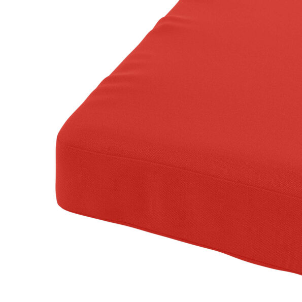 vidaXL 1-dielny sedací vankúš SOEST 100% polyester Červená – Obrázok 7