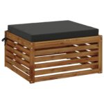 vidaXL 1-dielny sedací vankúš SOEST 100% polyester Antracitová – Obrázok 3