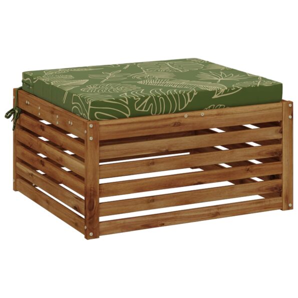 vidaXL 1-dielny sedací vankúš SOEST 100% polyester Design s listami – Obrázok 3