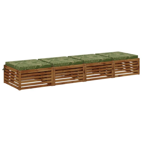vidaXL 4-dielne sedacie vankúše SOEST 4 ks 100% polyester – Obrázok 3