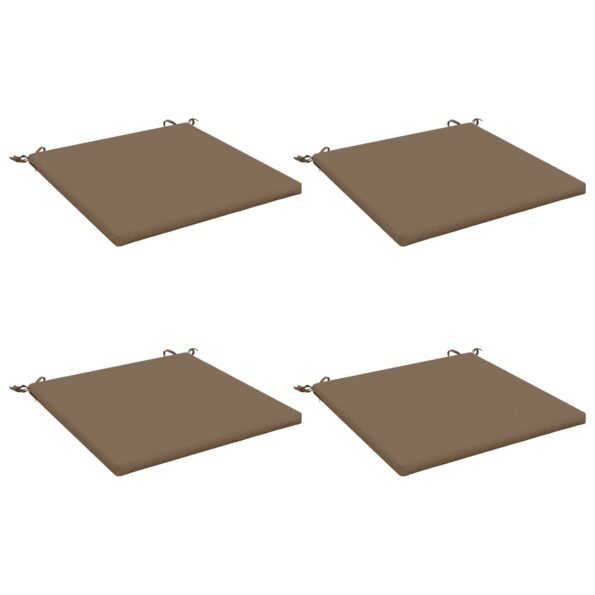vidaXL 4-dielne sedacie vankúše SOEST 4 ks 100% polyester Sivohnedá – Obrázok 2