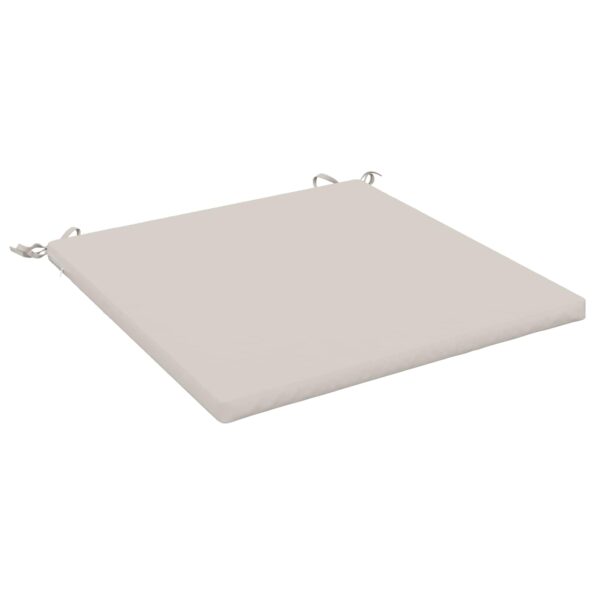 vidaXL 1-dielny sedací vankúš SOEST 100% polyester Biela – Obrázok 2
