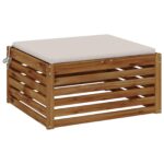 vidaXL 1-dielny sedací vankúš SOEST 100% polyester Biela – Obrázok 3