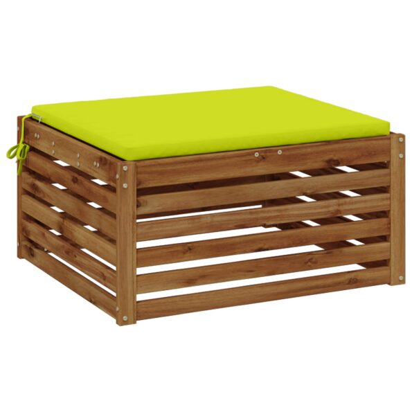 vidaXL 1-dielny sedací vankúš SOEST 100% polyester Žiarivá zelená – Obrázok 3