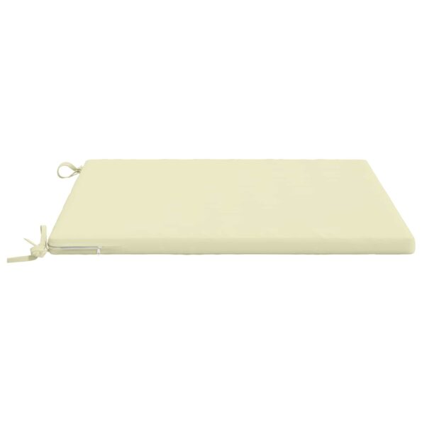 vidaXL 1-dielny sedací vankúš SOEST 100% polyester Krémová – Obrázok 4