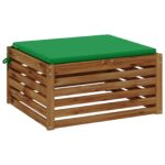 vidaXL 1-dielny sedací vankúš SOEST 100% polyester Zelená – Obrázok 3