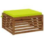 vidaXL 1-dielny sedací vankúš SOEST 100% polyester Žiarivá zelená – Obrázok 3