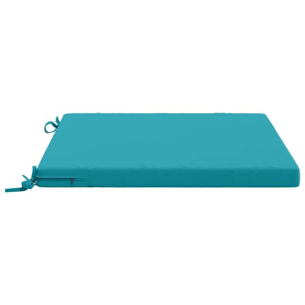 vidaXL 1-dielny sedací vankúš SOEST 100% polyester Tyrkysová – Obrázok 4