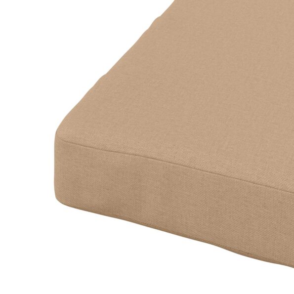 vidaXL 1-dielny sedací vankúš SOEST 100% polyester Piesková – Obrázok 7
