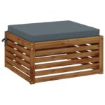 vidaXL 1-dielny sedací vankúš SOEST 100% polyester Modrá – Obrázok 3