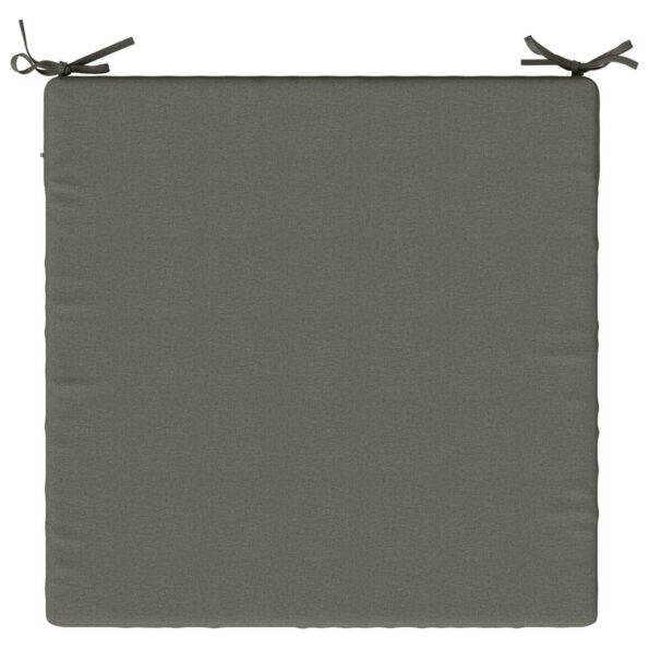 vidaXL 1-dielny sedací vankúš SOEST 100% polyester Sivá 70 x 70 x 7 cm – Obrázok 6