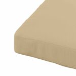 vidaXL 1-dielny sedací vankúš SOEST 100% polyester Béžová – Obrázok 7