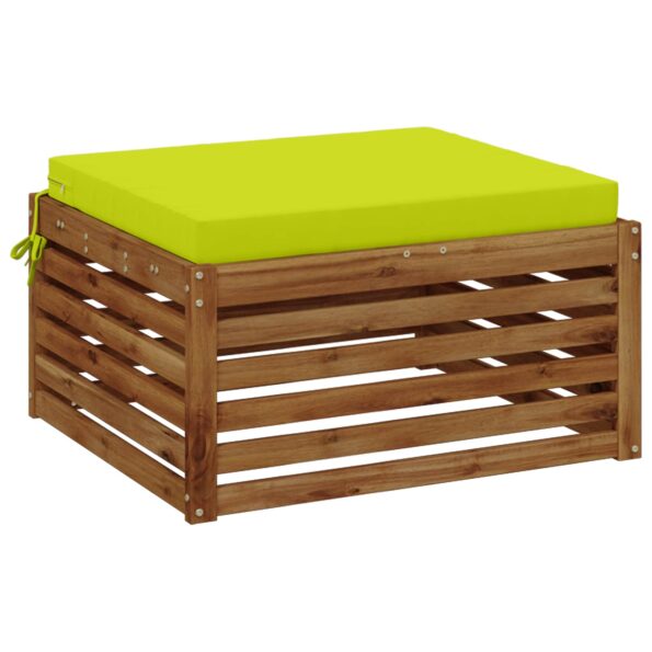 vidaXL 1-dielny sedací vankúš SOEST 100% polyester Žiarivá zelená – Obrázok 3