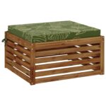 vidaXL 1-dielny sedací vankúš SOEST 100% polyester Design s listami – Obrázok 3