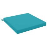 vidaXL 1-dielny sedací vankúš SOEST 100% polyester Tyrkysová – Obrázok 2