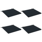 vidaXL 4-dielne sedacie vankúše SOEST 4 ks 100% polyester Tmavomodrá – Obrázok 2