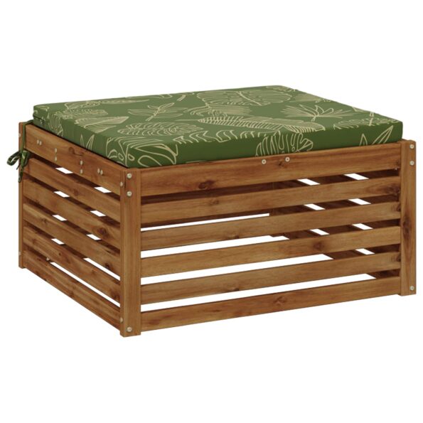vidaXL 1-dielny sedací vankúš SOEST 100% polyester Design s listami – Obrázok 3