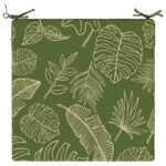 vidaXL 1-dielny sedací vankúš SOEST 100% polyester Design s listami – Obrázok 6