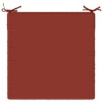 vidaXL 1-dielny sedací vankúš SOEST 100% polyester Červená – Obrázok 6