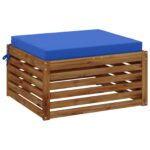 vidaXL 1-dielny sedací vankúš SOEST 100% polyester Královská modrá – Obrázok 3