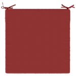 vidaXL 4-dielne sedacie vankúše SOEST 4 ks 100% polyester Víno červené – Obrázok 6