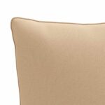 vidaXL 4-dielne vankúše na chrbát PUTTEN 4 pcs 100% polyester Piesková – Obrázok 5