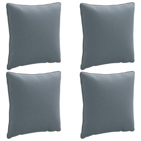 vidaXL 4-dielne vankúše na chrbát PUTTEN 4 pcs 100% polyester Modrá – Obrázok 2