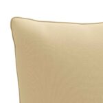 vidaXL 4-dielne vankúše na chrbát PUTTEN 4 pcs 100% polyester Béžová – Obrázok 6