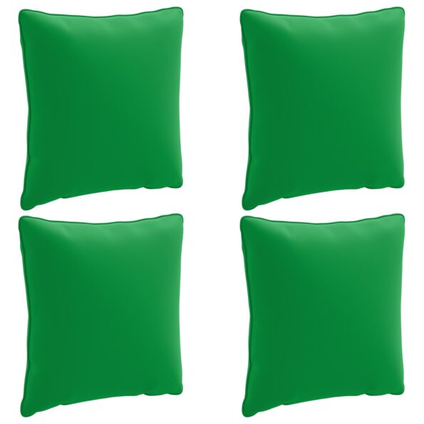 vidaXL 4-dielne vankúše na chrbát PUTTEN 4 pcs 100% polyester Zelená – Obrázok 2
