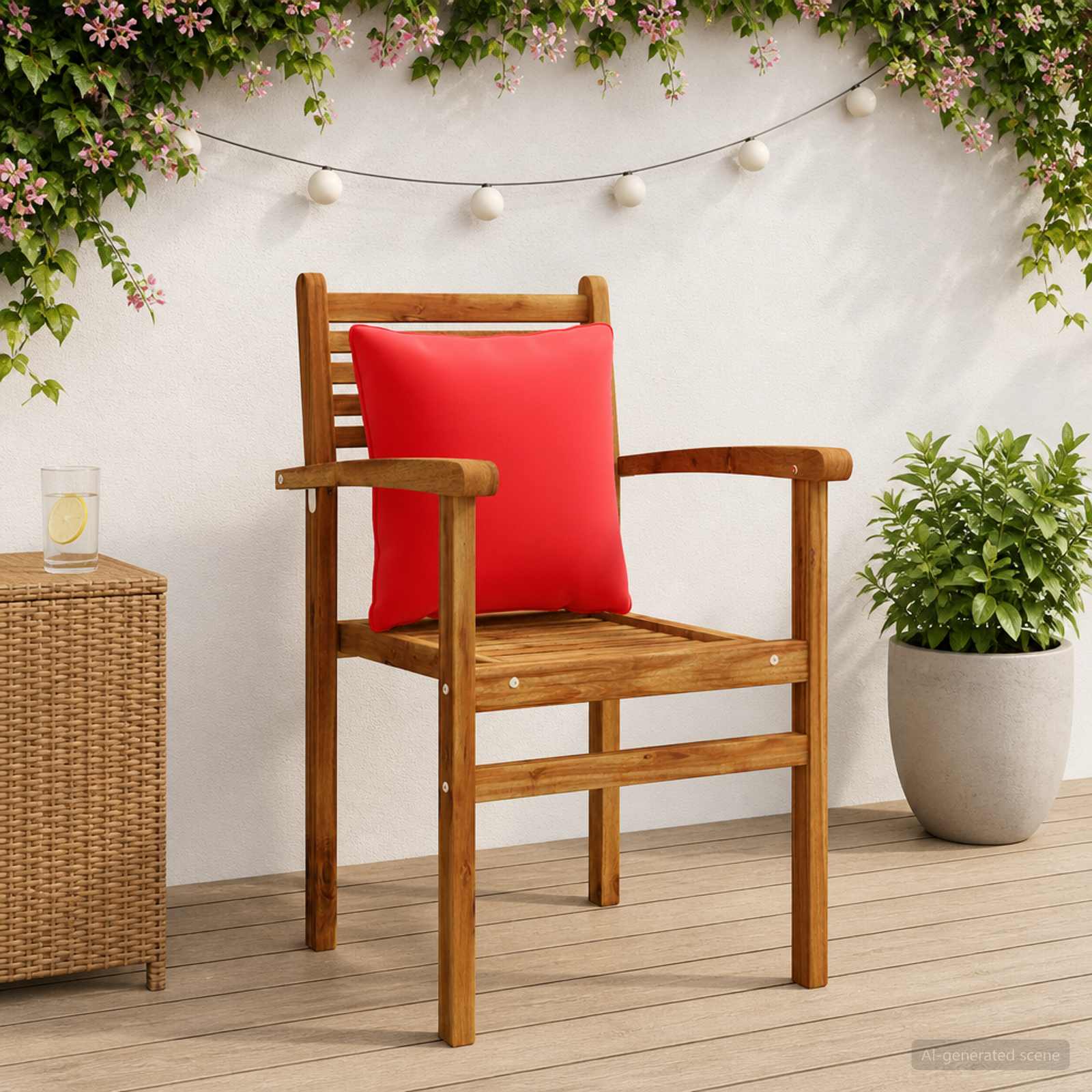 945158_1.jpg vidaXL 4-dielne vankúše na chrbát PUTTEN 4 pcs 100% polyester Červená – Obrázok 1