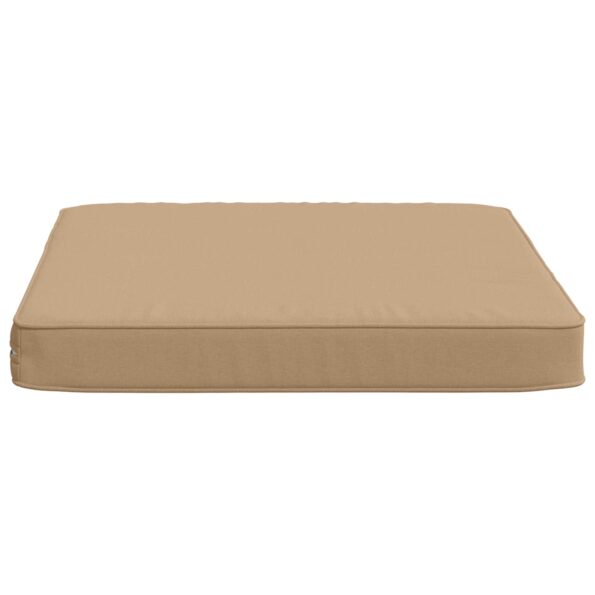 vidaXL 4-dielne sedacie vankúše VUGHT 4 pcs 100% polyester Piesková – Obrázok 4