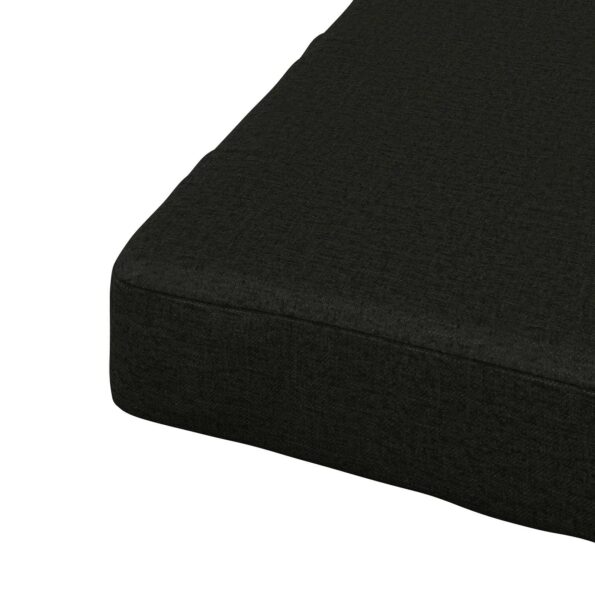 vidaXL 4-dielne sedacie vankúše VUGHT 4 pcs 100% polyester Čierna – Obrázok 7