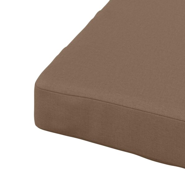 vidaXL 4-dielne sedacie vankúše VUGHT 4 pcs 100% polyester Sivohnedá – Obrázok 7