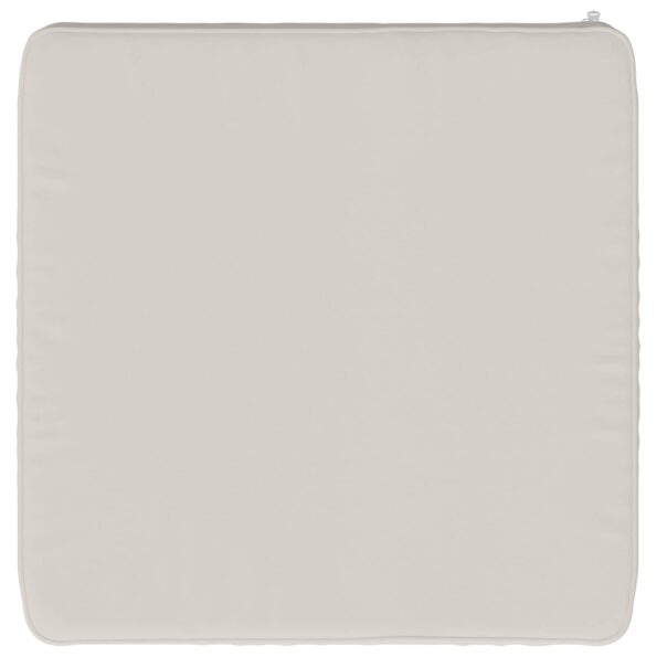 vidaXL 4-dielne sedacie vankúše VUGHT 4 pcs 100% polyester Biela – Obrázok 5