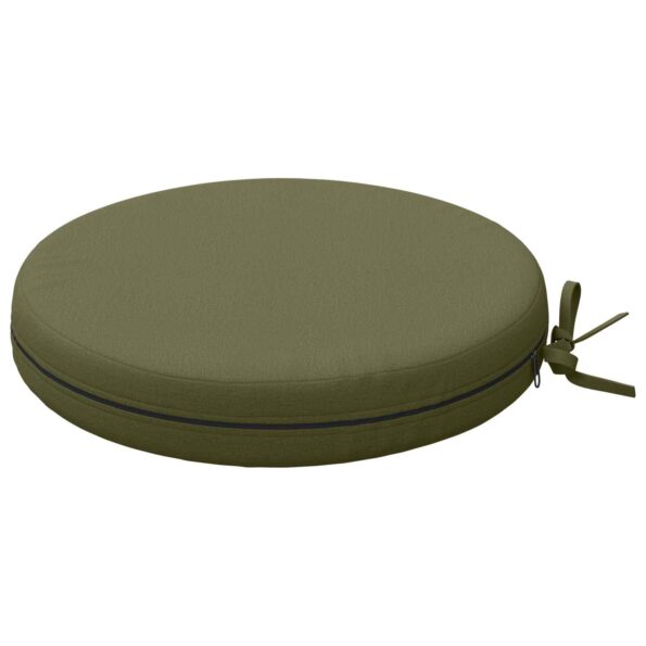 vidaXL 4-dielne sedacie vankúše SOEST 4 ks 100% polyester Ø 40 x 7 cm – Obrázok 4