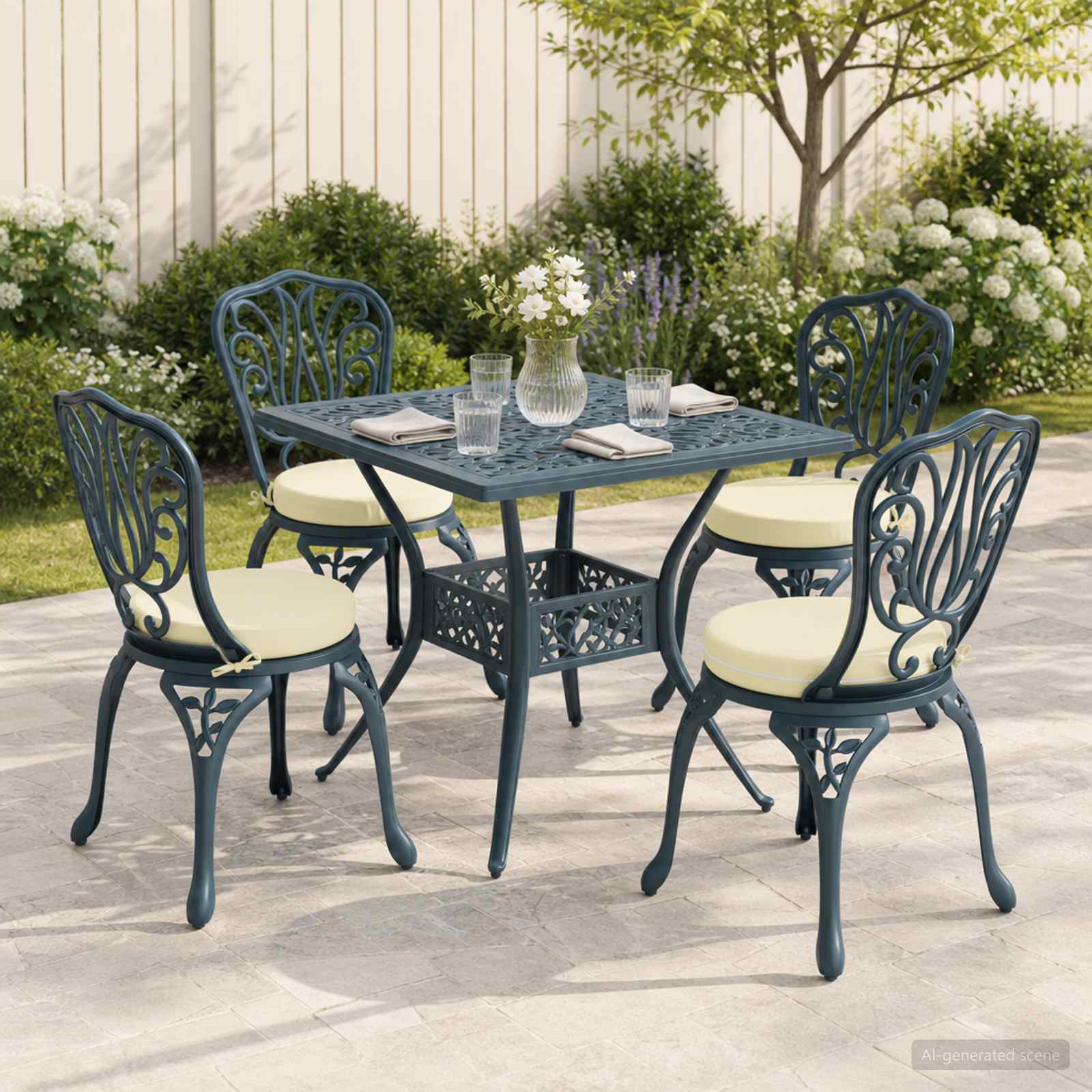 946342_1.jpg vidaXL 4-dielne sedacie vankúše SOEST 4 ks 100% polyester Krémová – Obrázok 1