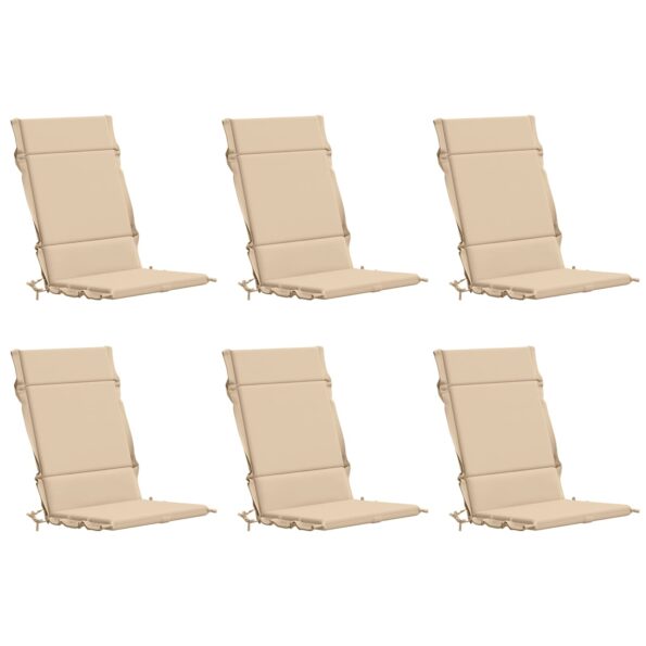 vidaXL 6-dielne vankúše na vysoké operadlo GEMERT 6 pcs 100% polyester – Obrázok 2