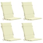 vidaXL 4-dielne vankúše na vysoké operadlo GEMERT 4 pcs 100% polyester