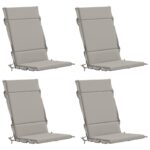 vidaXL 4-dielne vankúše na vysoké operadlo GEMERT 4 pcs 100% polyester – Obrázok 2