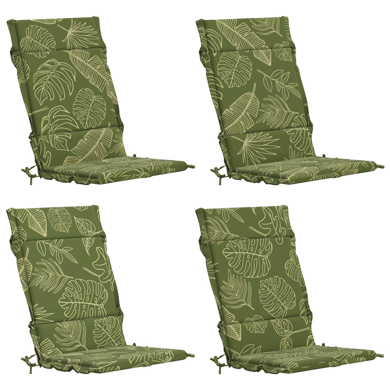 946421_1.jpg vidaXL 4-dielne vankúše na vysoké operadlo GEMERT 4 pcs 100% polyester – Obrázok 1